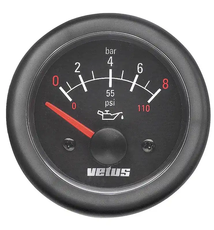 Nouveauté Manomètre de pression d&rsquo;huile moteur Vetus
