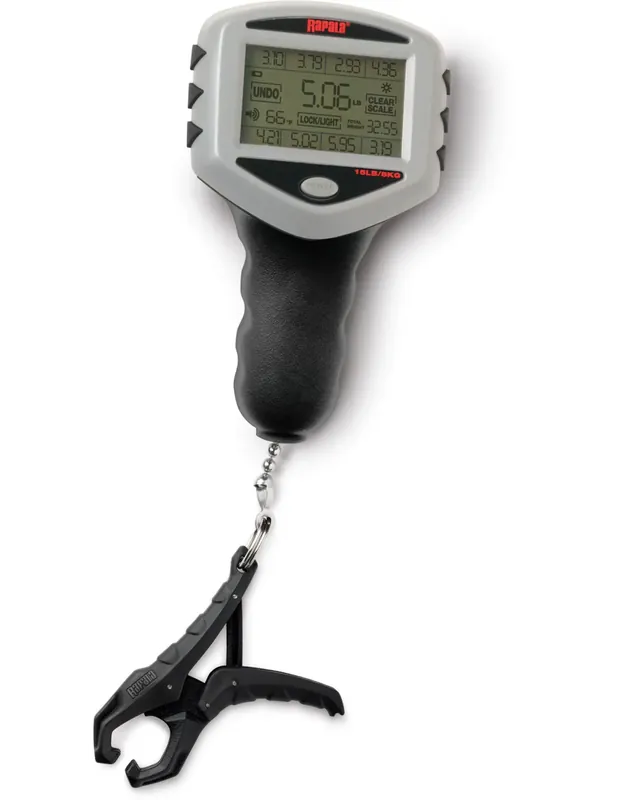 Balance numérique Rapala avec pince de pêche et écran tactile Dernière Chance
