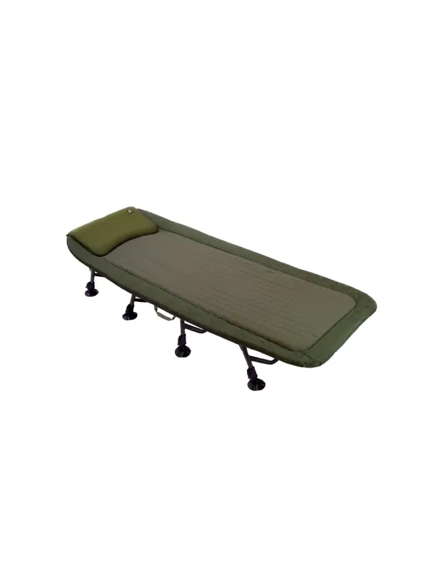Expédié Aujourd’hui Matelas de pêche à la carpe Carp Spirit avec appui-tête rembourré de Magnum Fishing Bed XL-8 Leg Evo