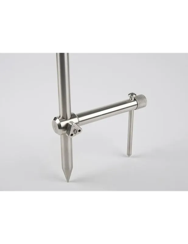 Populaire Support de canne à pêche stabilisateur en acier inoxydable Carp Spirit Bankstick