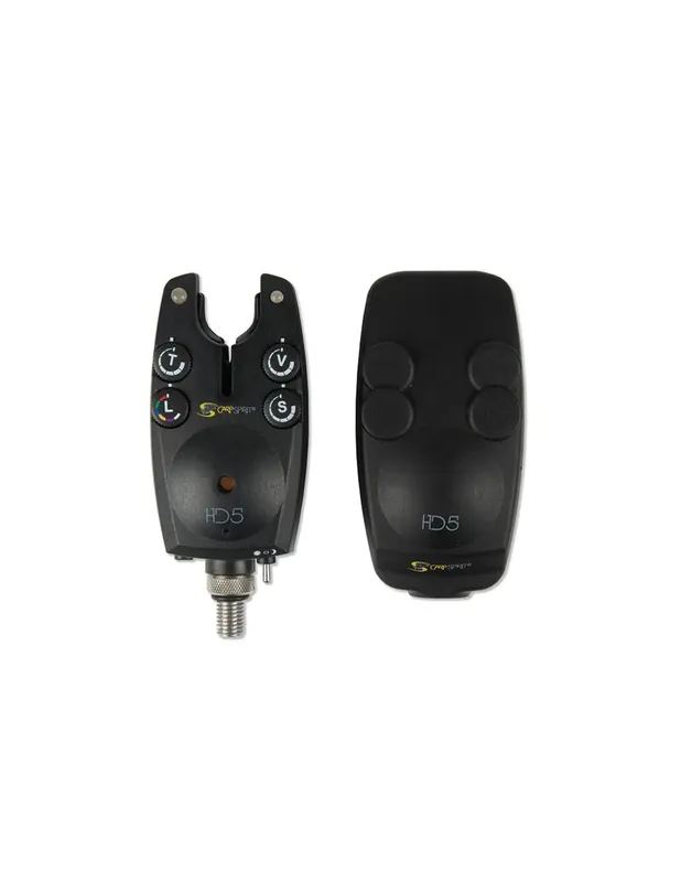 Alarme de pêche Carp Spirit avec détecteur de touche HD5 et récepteur HDR5 Offre Spéciale