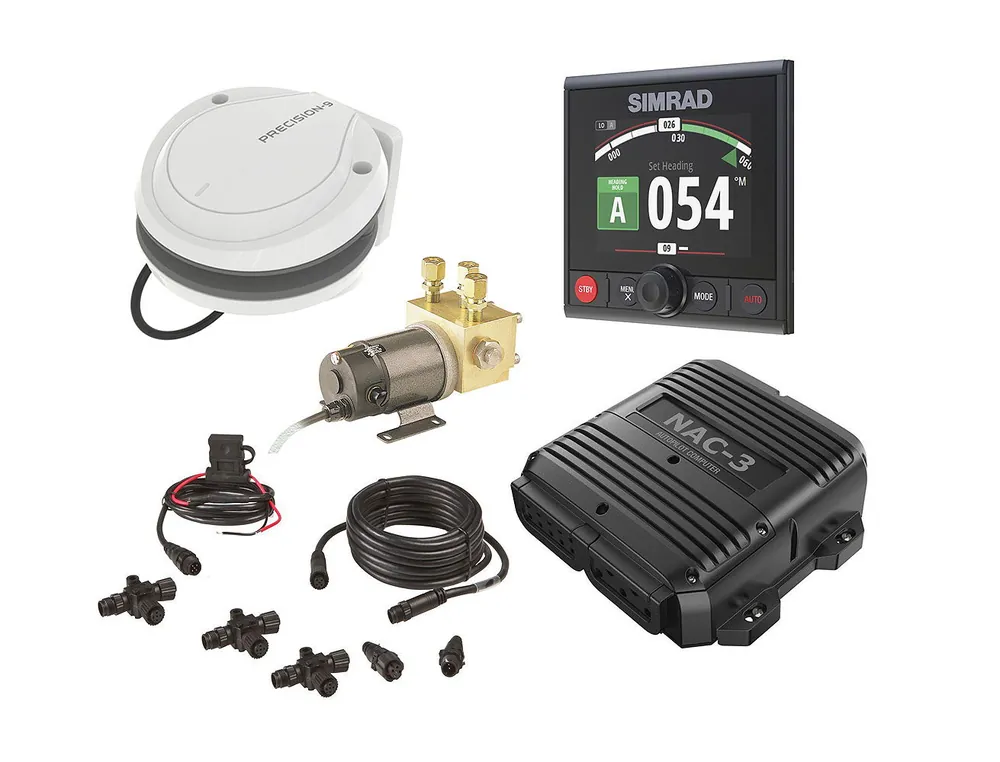 Satisfait Ou Remboursé Kit de pilotage automatique Simrad AP44 avec NAC-3 et pompe hydraulique Pump3