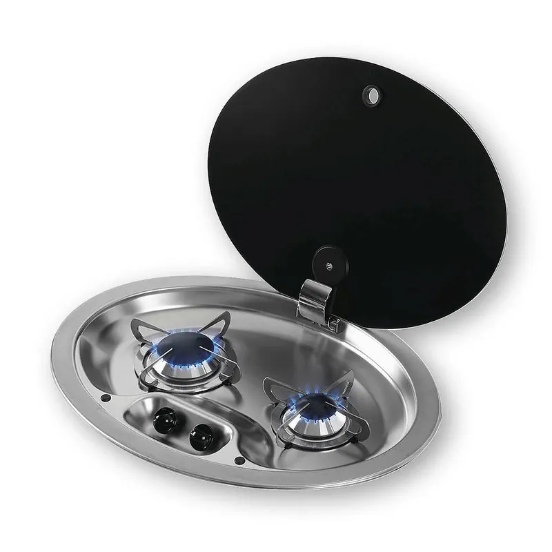 Réchaud à gaz rond avec plaque de recouvrement Affaire À Saisir