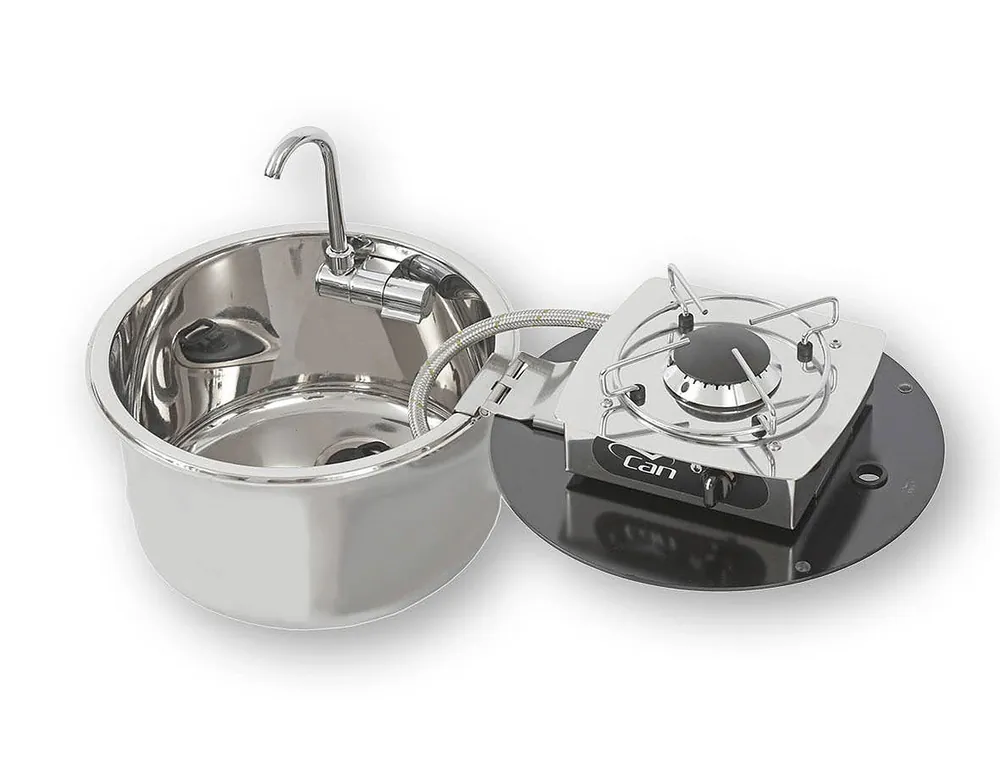 Réchaud à gaz avec évier. Meilleur Prix