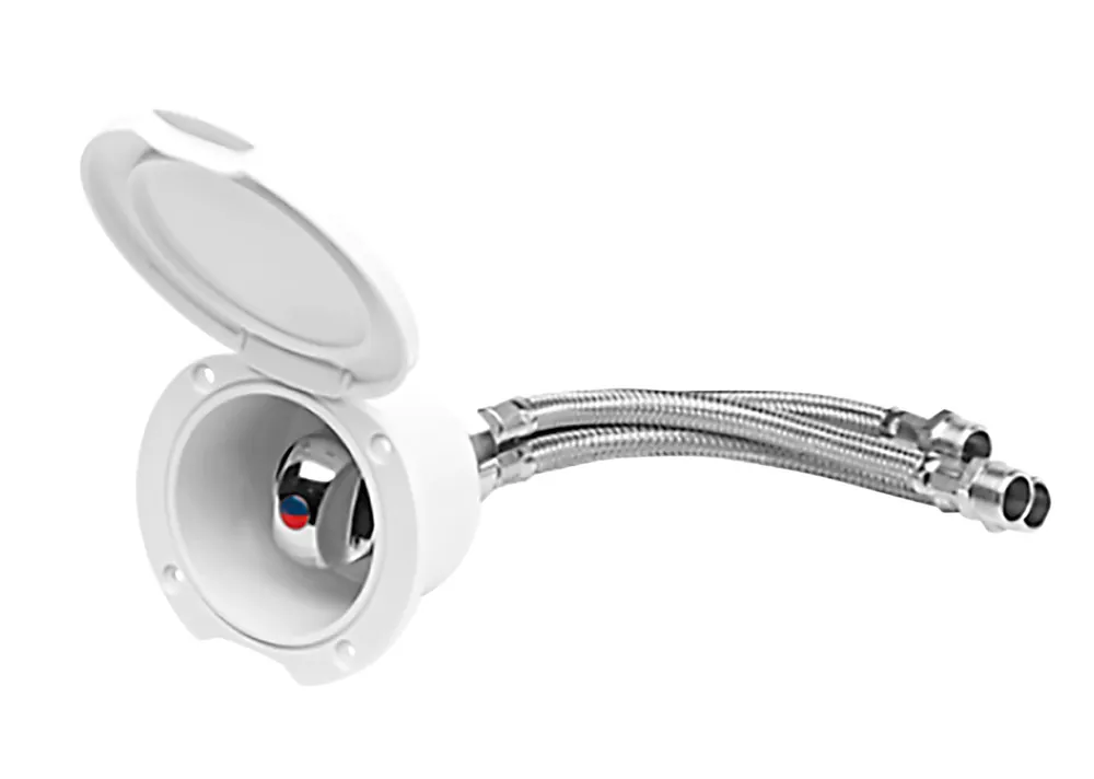 Robinet mélangeur avec boîte d&rsquo;encastrement blanc Nouveauté