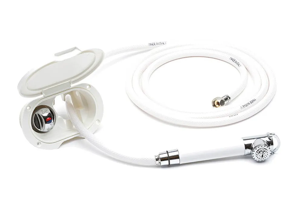 Prix Réduit Douche manuelle/robinet mélangeur encastré.