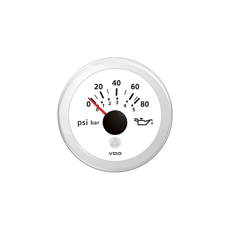 Usine Directe Manómetro de pressão do óleo 0-5 bar 0-80 psi – 10-184 Ohm – Viewline